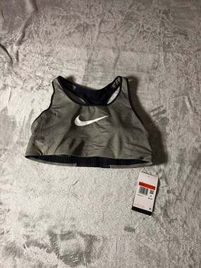 Nike Women's Victory Shape High-Support Dri-FIT Sports Bra Carbon Heather